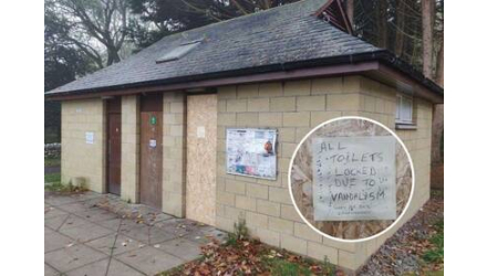 Whin Park Public Toilets in Inverness Closed Due to Vandalism