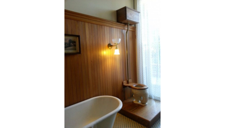 Bidwell Mansion, Chico California - Bathroom Review