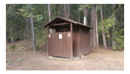 Eagle View Campground, Lake Trinity, California - Bathroom Review