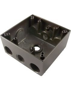 Weatherproof Electrical Outlet Box - 2 Gang