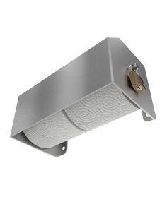 Front view of AA-HRTD-LCx2E Vandal Resistant Two Roll Toilet Paper Holder