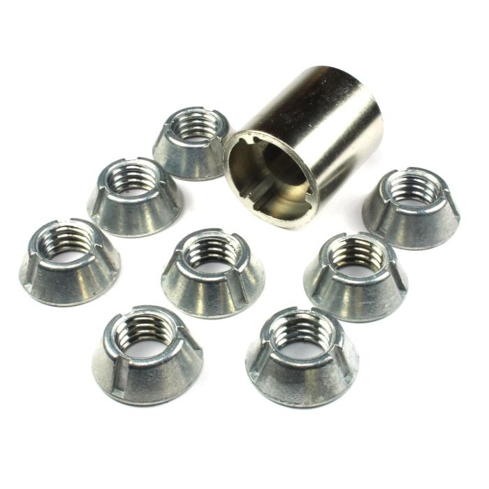 Tri-Groove Tamper Proof Security Nuts