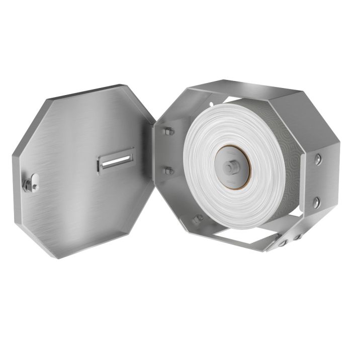 Vandal Proof Two Roll Mini Jumbo Roll Dispenser with Universal Key Lock