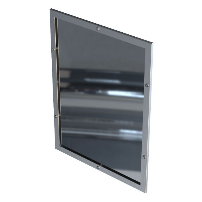 Vandal Resistant Bezeled Mirror w/ Plexiglass