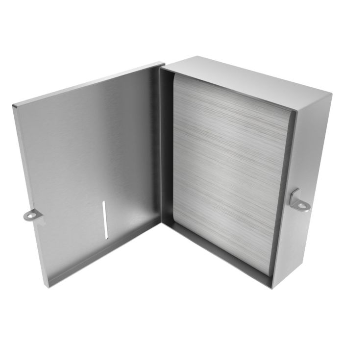 Internal shot showing 3-stack towel capacity