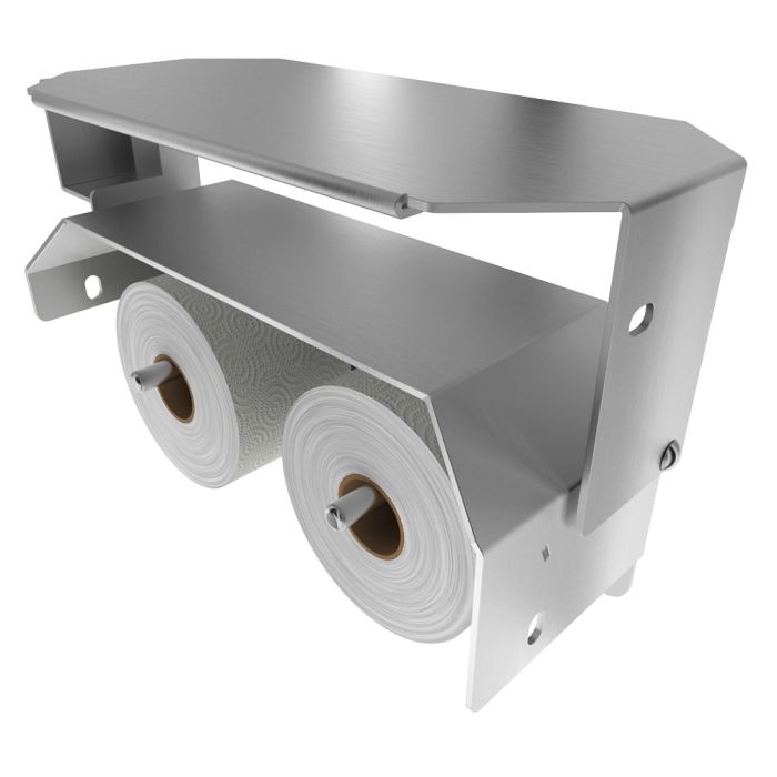 Vandal Resistant Two Roll Toilet Paper Dispenser