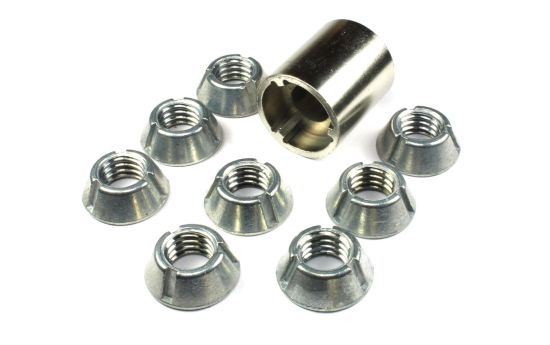 Tri-Groove Tamper Proof Security Nuts
