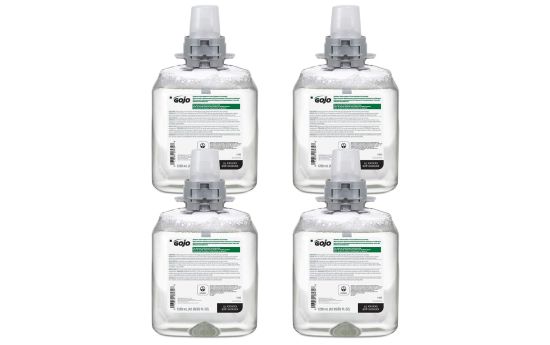 Gojo Green Certified Foam Hand Cleaner, Fragrance Free, 1250 mL Hand Soap Refill FMX-12 Push-Style Dispenser