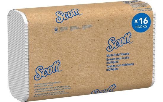 Scott Multifold Paper vDBoT Towels (01804) with Fast-Drying Absorbency Pockets