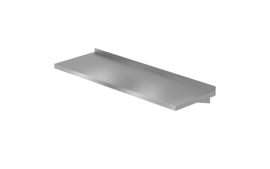 Vandal Resistant Wall Mounted 12" Deep Utility Shelf with Brace