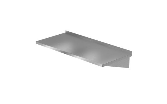 Vandal Resistant Wall Mounted 16" Deep Utility Shelf with Brace