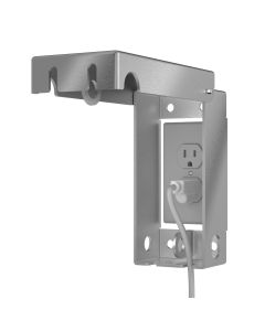 Vandal Proof Low-Profile Locking Electrical Outlet Box w/ Hitch Lock