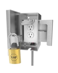 Vandal Proof Locking One-Gang Electrical Outlet Box 