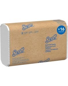 Scott Multifold Paper vDBoT Towels (01804) with Fast-Drying Absorbency Pockets