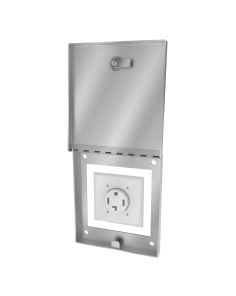 Vandal Resistant Locking Surface Mount Dryer Outlet Enclosure