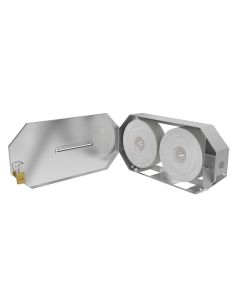 Interior layout showcasing dual jumbo roll capacity and universal paper compatibility