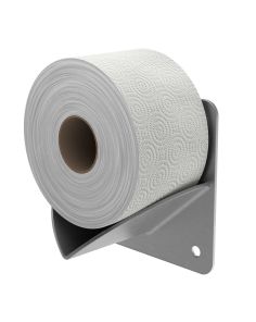 CDCR-compliant vandal-resistant toilet paper holder front isometric view