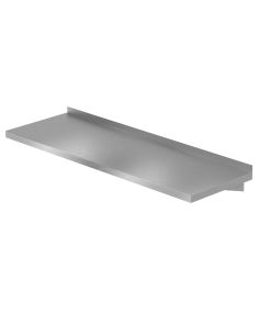 Vandal Resistant Wall Mounted 12" Deep Utility Shelf with Brace