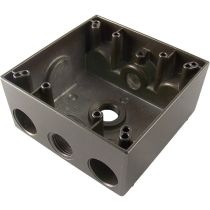 Weatherproof Electrical Outlet Box - 2 Gang