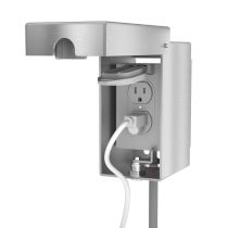 Vandal Resistant 1 Gang Locking Electrical Outlet Box w/ Cylinder Lock