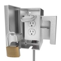 Vandal Proof Locking One-Gang Electrical Outlet Box 