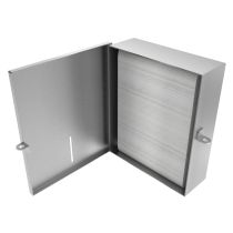 Internal shot showing 3-stack towel capacity