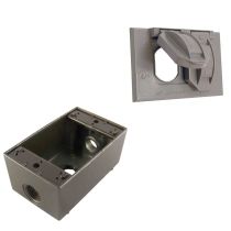 1 Gang - Weatherproof Electrical Outlook Box and Cover