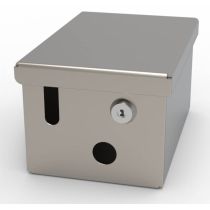 AA-EB-6R - Tamper Resistant Locking Outlet Box w/ Cylinder Lock