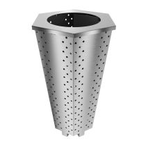 Vandal Resistant Trash Can / Waste Receptacle