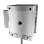 Rear view of box with conduit access and removable backplate