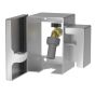 Vandal Proof Hose Bibb Lock Box Front Open with no Padlock View