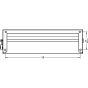 Mounting hole layout for four roll toilet paper holder