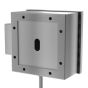 Rear panel with pre-drilled 3/8” mounting holes and rear conduit opening with backplate installed