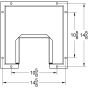 Vandal Proof Electric Hand Dryer Surface Mounted Front Line View