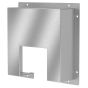 Vandal Proof Electric Hand Dryer Surface Mounted Front Empty View