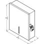 Height and width callouts for tall format capacity