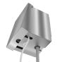 Bottom view showing dual conduit access points