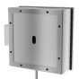 Back view of enclosure with mounting holes and 10x10 rear access panel