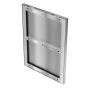 Rear isometric showing surface mounting points of the heavy-duty framed mirror