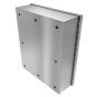 Back side with 3/8" mounting hole placement