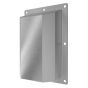Front view of CDCR-compliant vandal resistant manual foaming soap dispenser