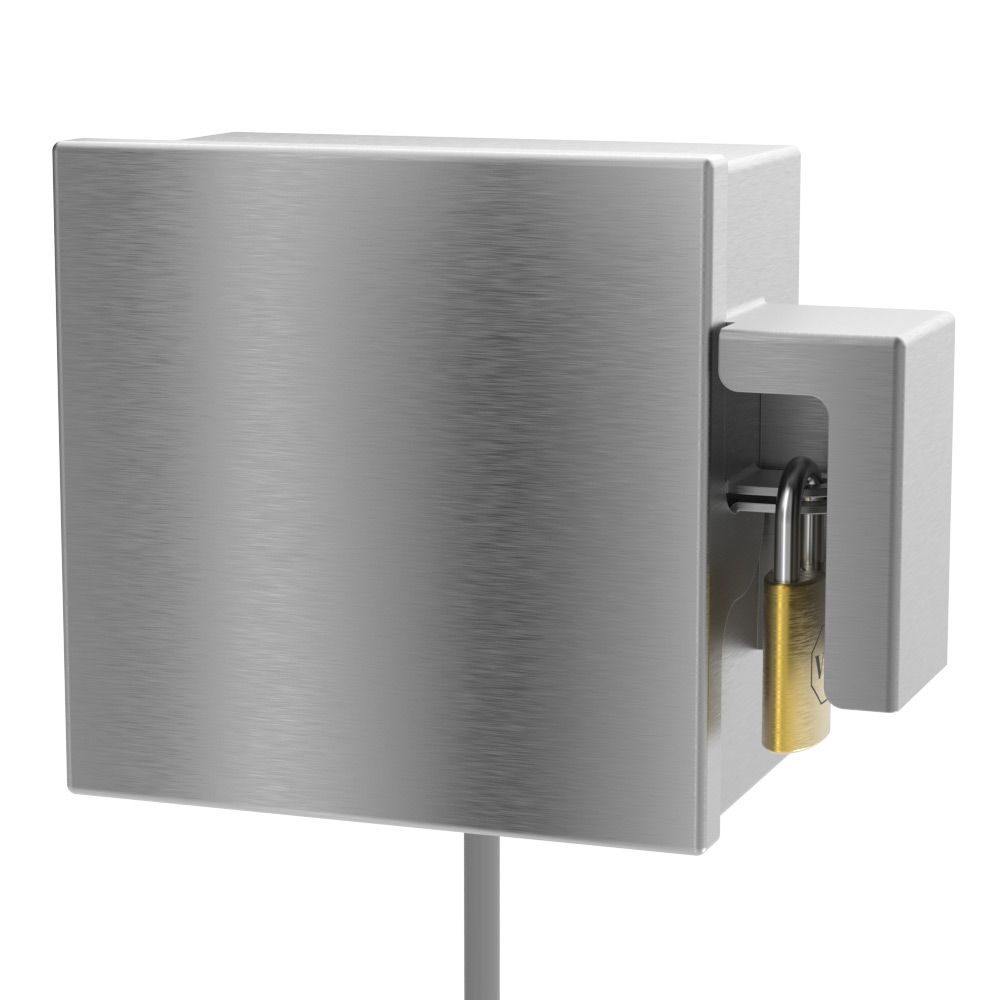 Rectangular Lock Boxes Vandal-Resistant Enclosures Multipurpose Lock Box 8x8