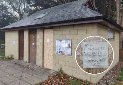 Whin Park Public Toilets in Inverness Closed Due to Vandalism