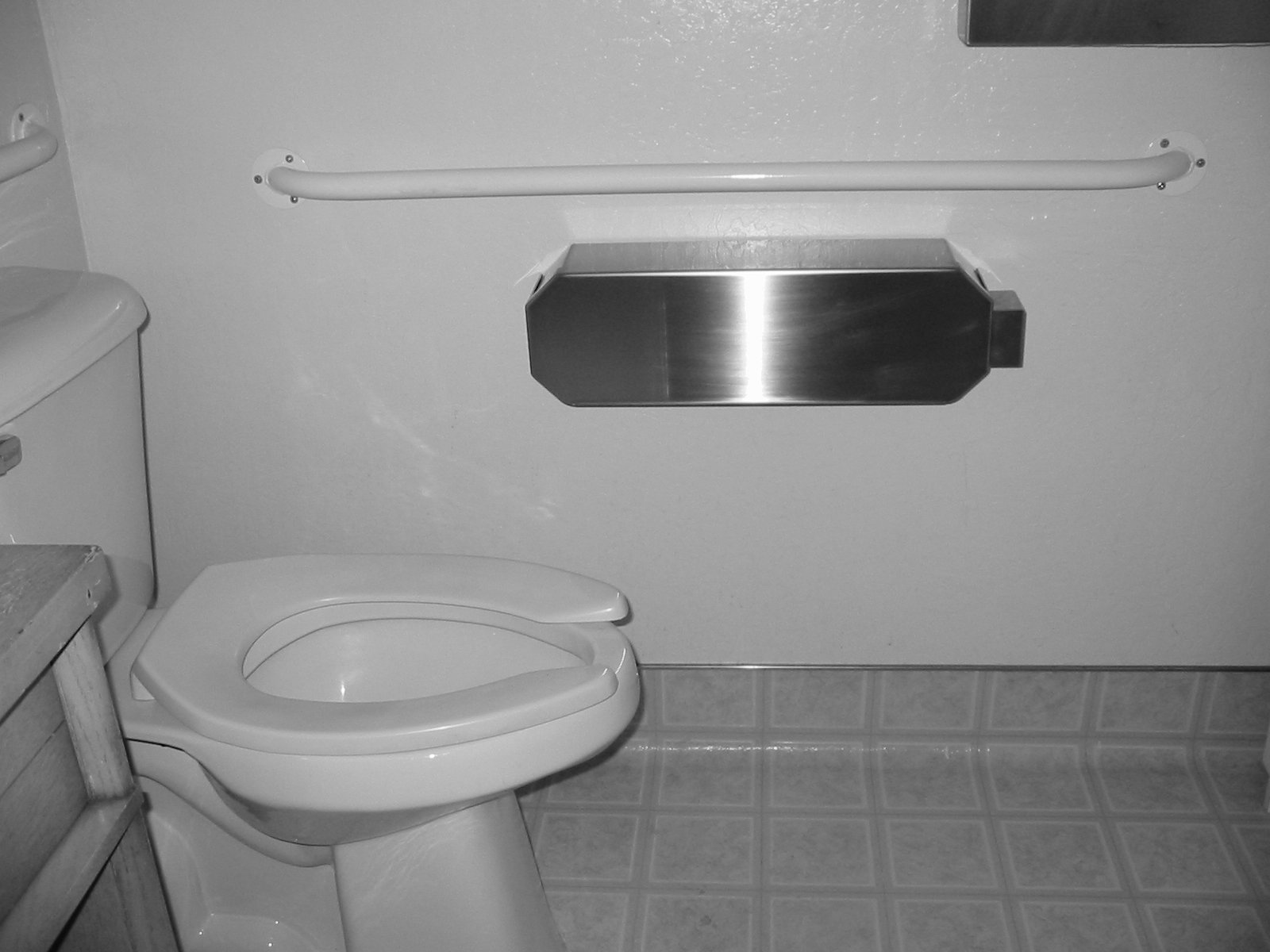 Vandal-resistant restroom fixtures installed