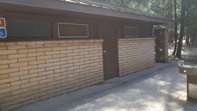 Alpine View Campground Bathroom 2, Trinity Lake, California - Bathroom Review