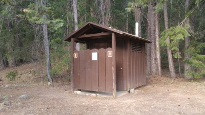 Eagle View Campground, Lake Trinity, California - Bathroom Review