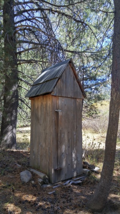 Rustic Outhouse, Iceberg Wilderness, California - Bathroom Review