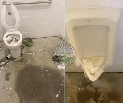 Used BrowserPilot  Certainly! Here's a concise LinkedIn post based on the article:  Vandalism Concerns at Glur Park's Men's Restroom