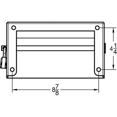 Line Drawing Back - Heavy Duty Two Roll Shrouded Stainless Commercial Toilet Paper Holder