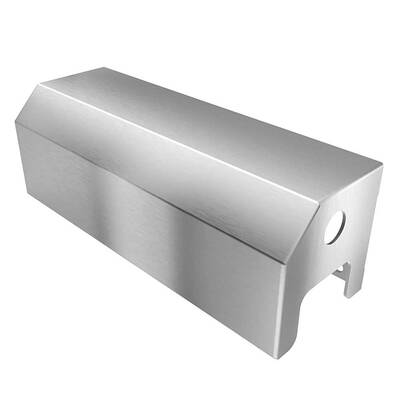 Front - Vandal Resistant High Capacity Three Roll Shrouded Stainless Commercial Toilet Paper Holder